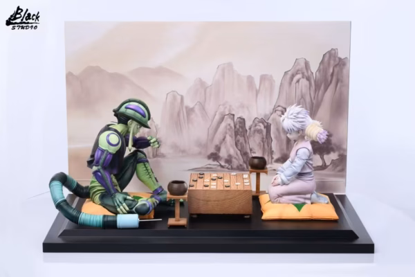 Hunter x Hunter Black Stone Studio Meruem Vs Komugi Resin Statue 1