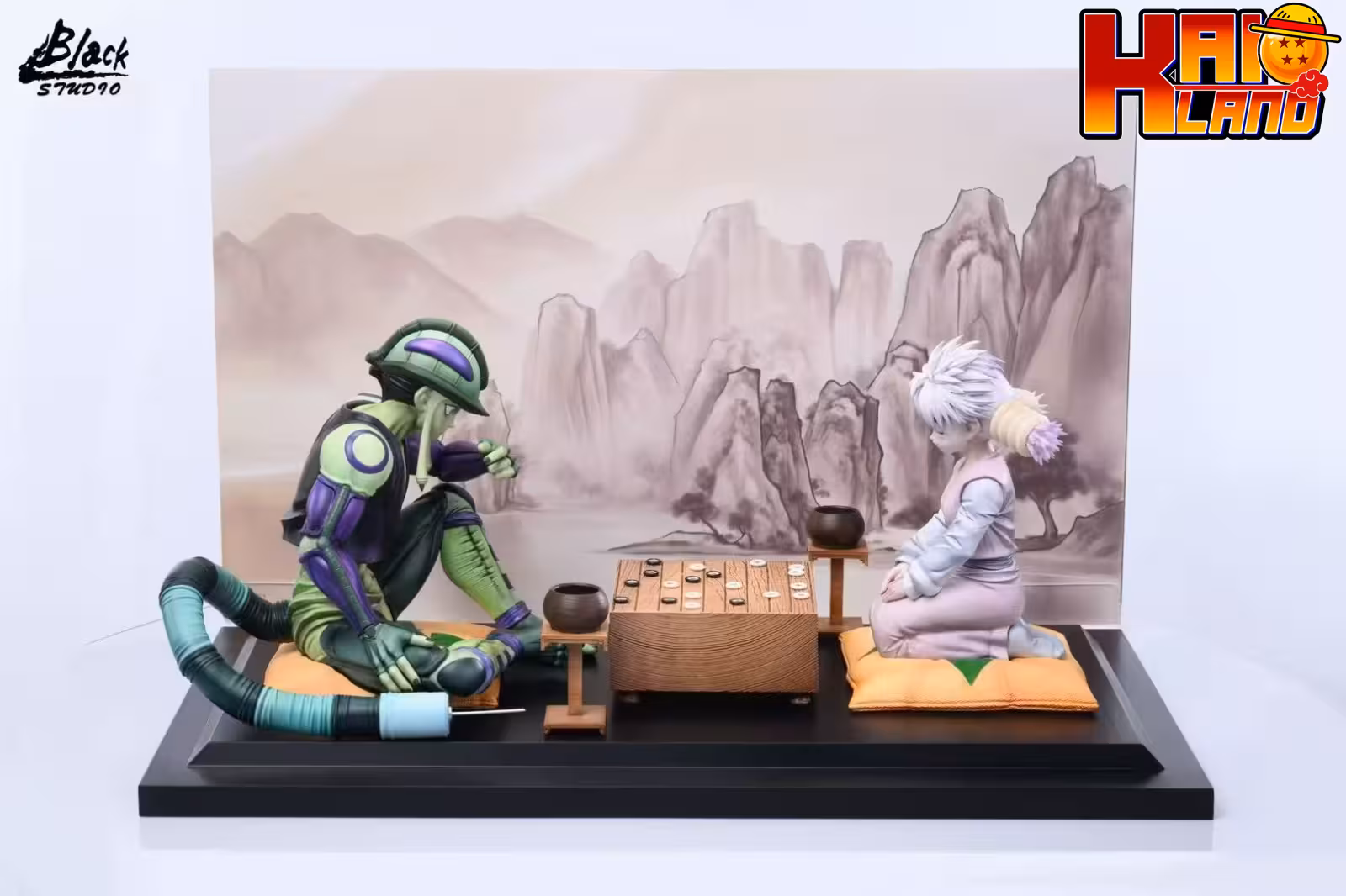 Hunter x Hunter Black Stone Studio Meruem Vs Komugi Resin Statue