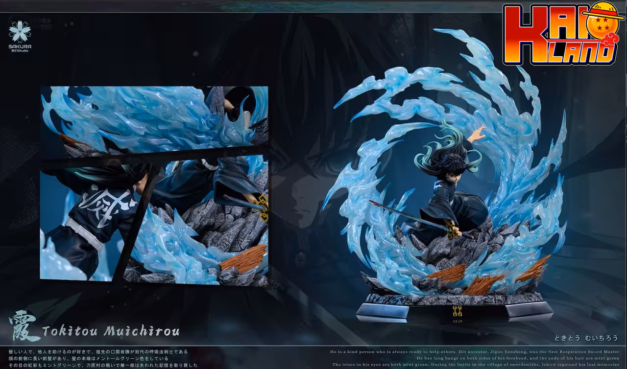 Kimetsu no Yaiba Sakura Studio Tokitou Muichirou Resin Statue