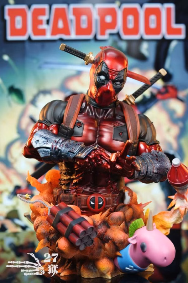 Marvel 27abyss Studio Deadpool Resin Statue 1