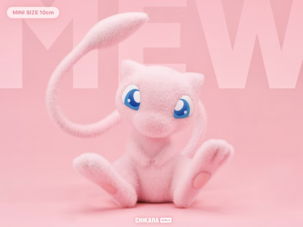 Pokemon Chikara Studio Mew Resin Statue 1