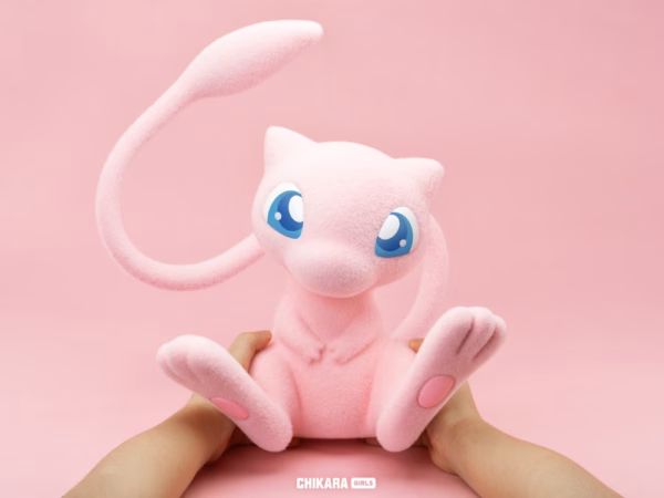 Pokemon Chikara Studio Mew Resin Statue 4