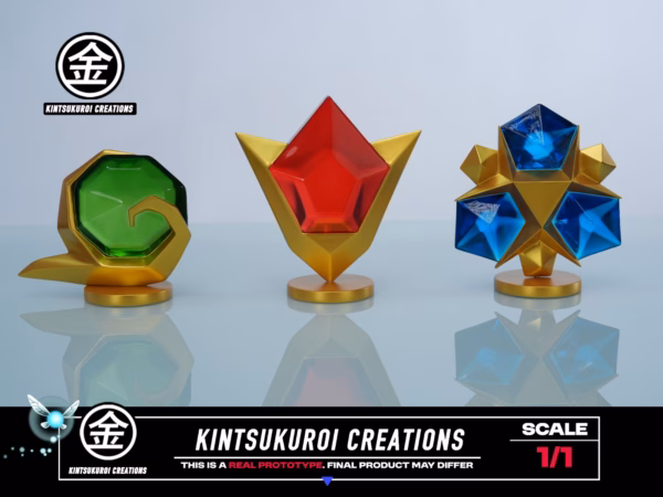 The Legend of Zelda Kintsukuroi Creations Spiritual Stones Resin Statue 1