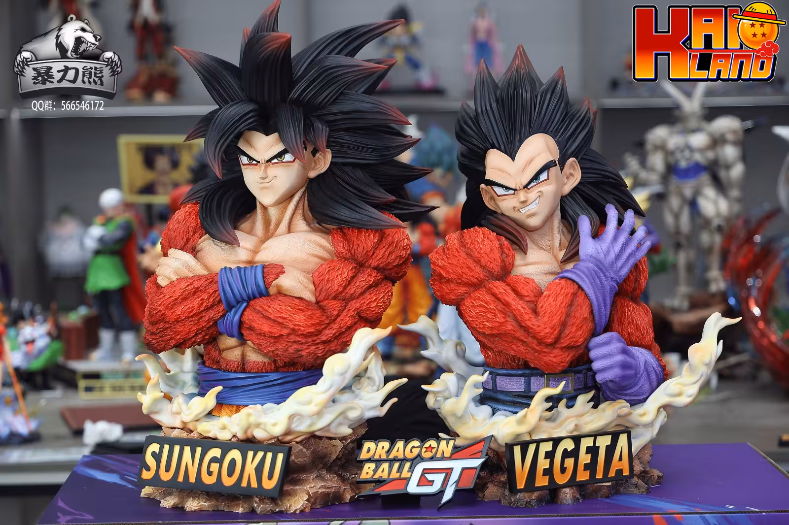 Dragon Ball Violent Bear Studio SSJ4 Goku Resin Statue