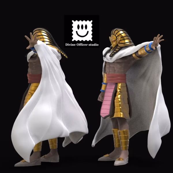 YuGiOh Divine Officer Studio The Egyptian Chapter Hassan Resin Statue 1