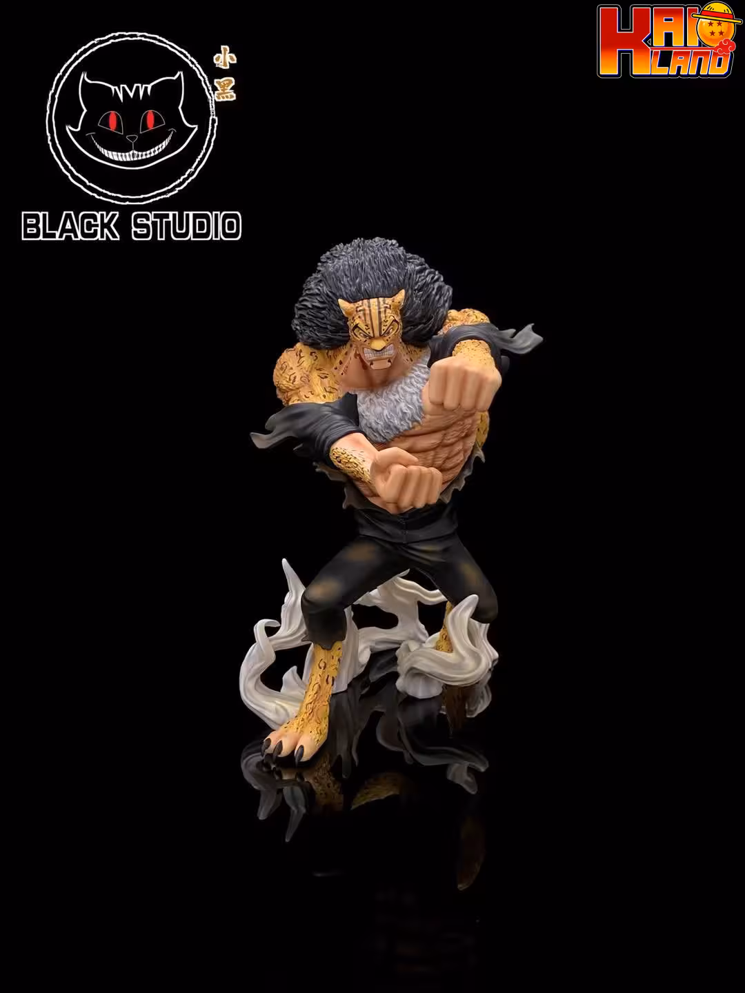 One Piece Black Studio Rob Lucci Leopard Form Resin Statue
