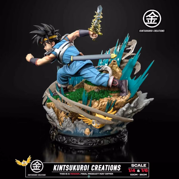 Dragon Quest The Adventure of Dai Kintsukuroi Creations Dai Resin Statue 4