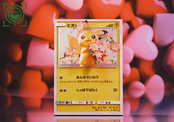 Pokemon GEISHA Studio Bouquet Pikachu Resin Statue 1