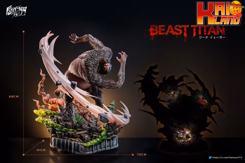 Attack on Titan Fantasy Studio Beast Titan Resin Statue