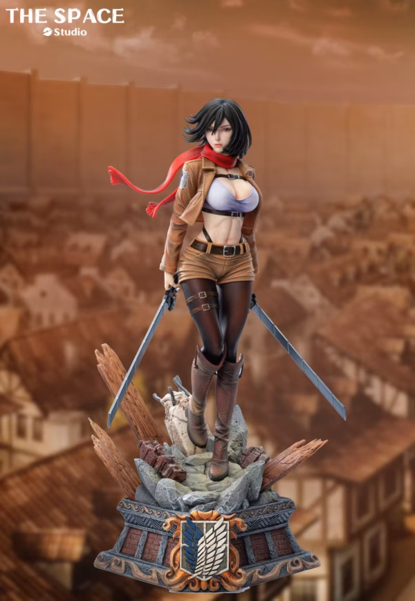 Attack on Titan The Space Studio Mikasa Ackerman Resin Statue 1