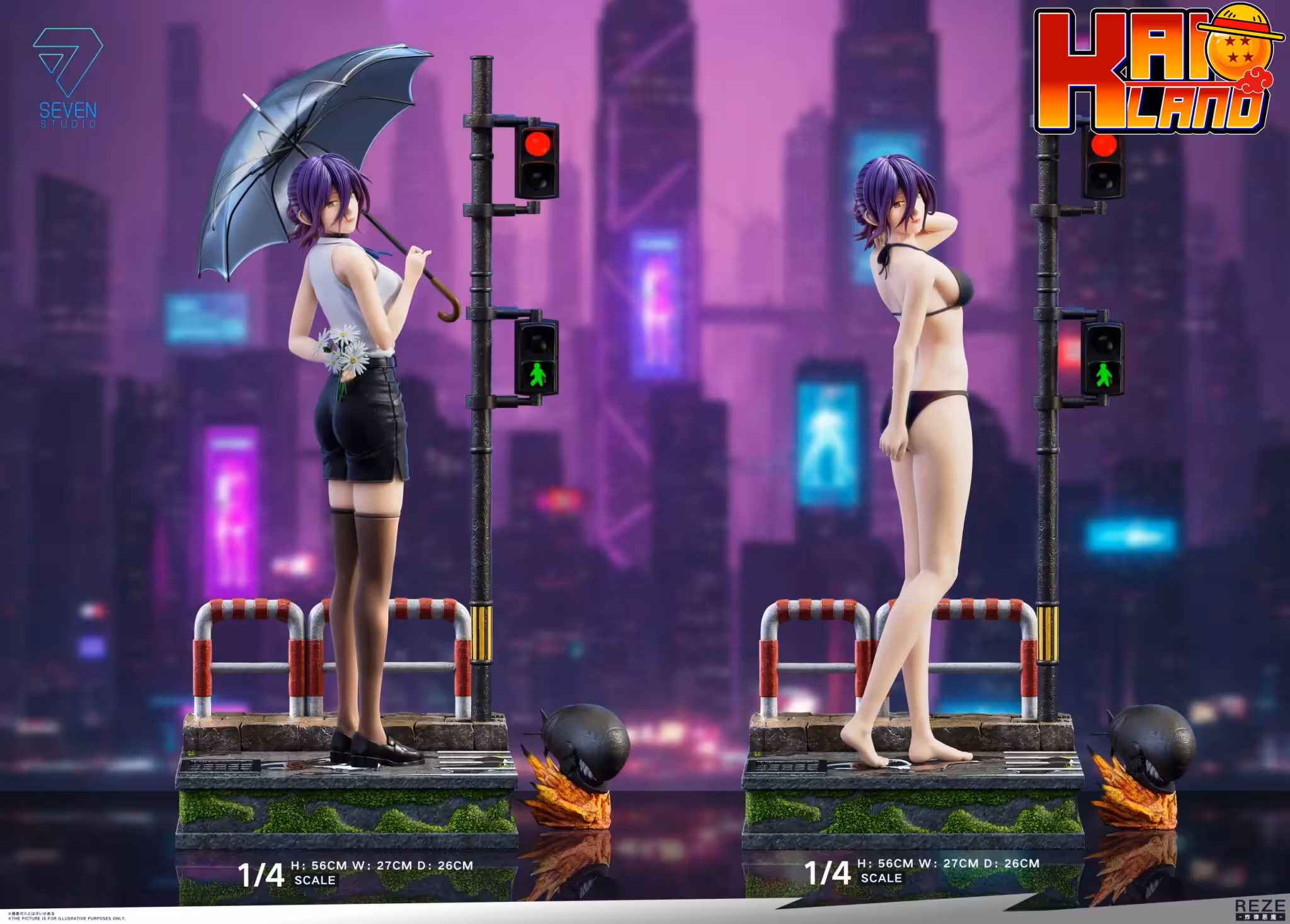Chainsaw Man Seven Studio Reze Resin Statue