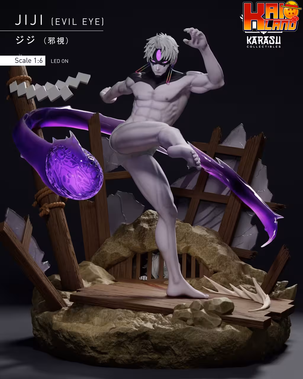 DanDaDan Karasu Collectibles JiJi Evil Resin Statue