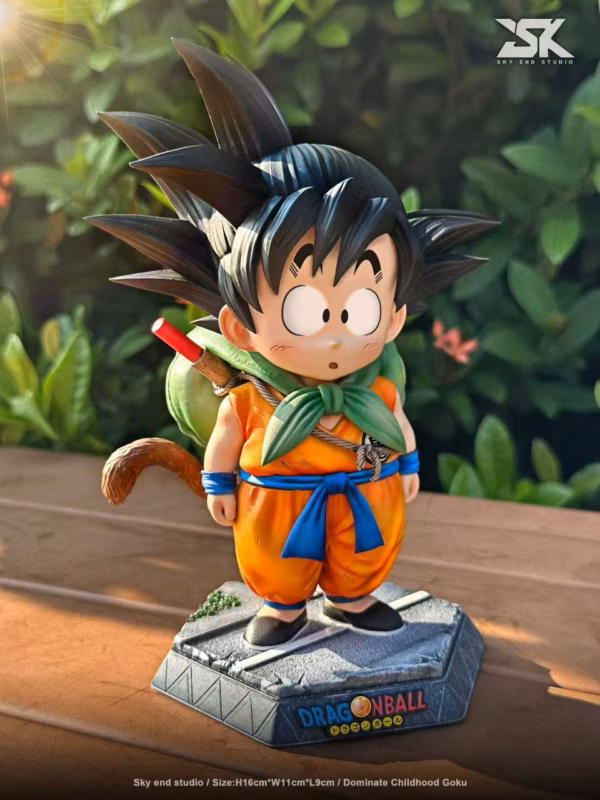 Dragon Ball Sky End Studio Kid Goku Resin Statue 3