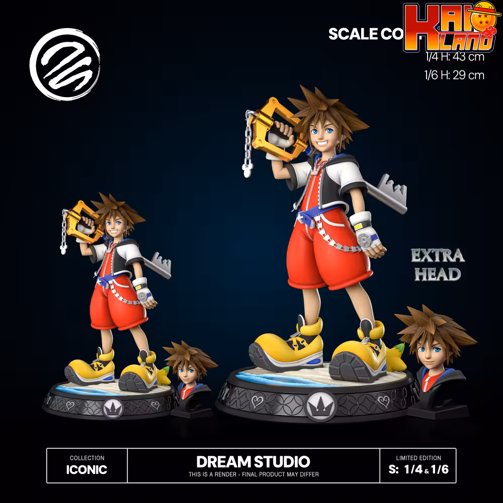 Kingdom Hearts Dream Studio Sora Resin Statue