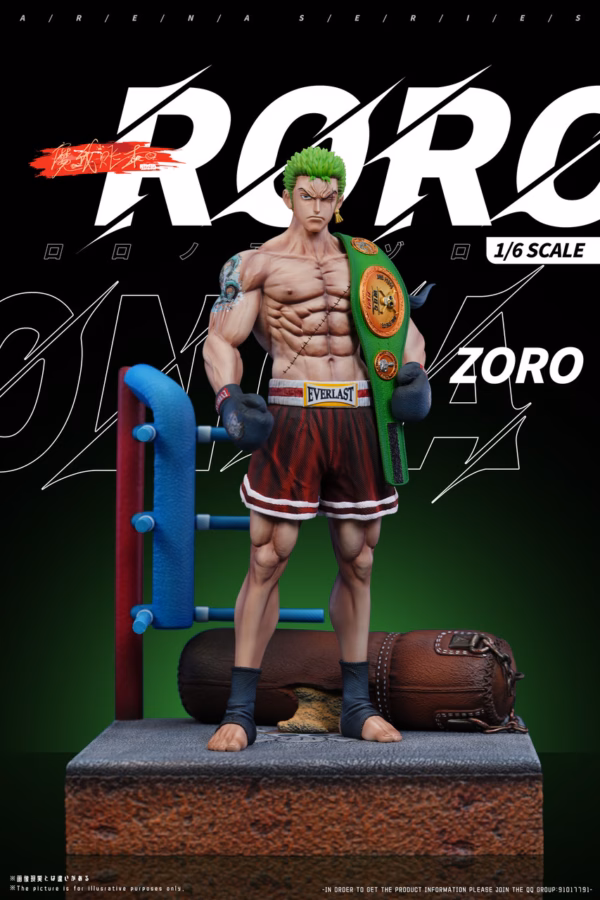 One Piece MWZB Studio Boxer Roronoa Zoro Resin Statue 1