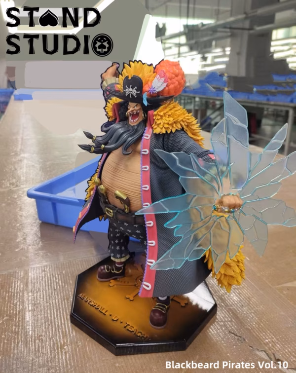 One Piece Stand Studio Marshall D Teach Blackbeard Resin Statue 4
