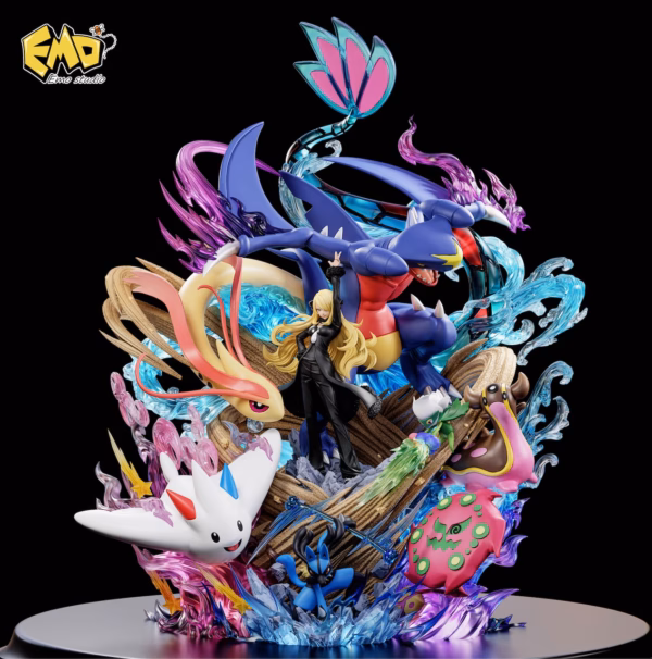 Pokemon EMO Studio Cynthia Resin Statue1
