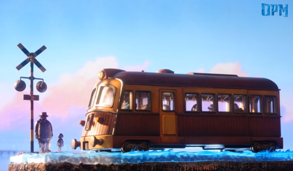 Spirited Away OPM Studio Bus On The Sea Resin Statue 2