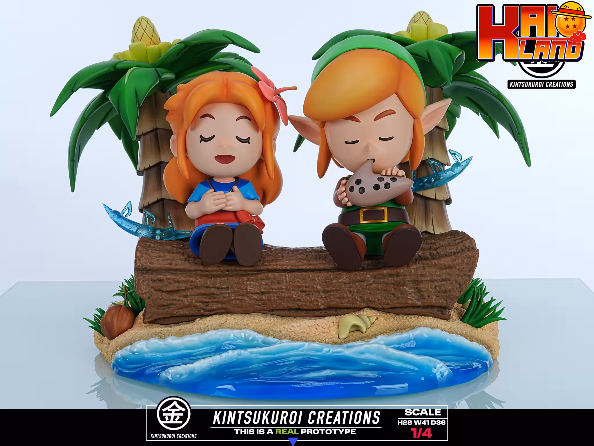 The Legend of Zelda Kintsukuroi Creations Link x Marin Resin Statue