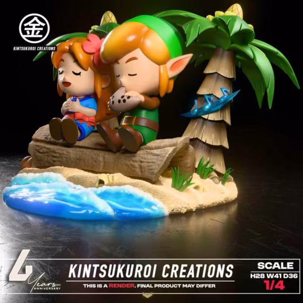 The Legend of Zelda Kintsukuroi Creations Link x Marin Resin Statue 3