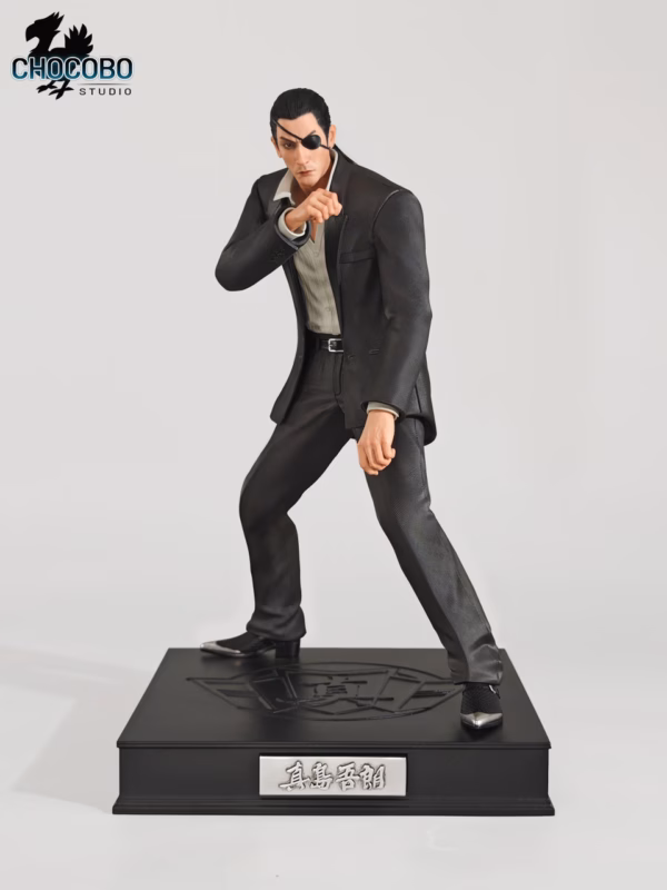 Yakuza CHOCOBO Studio Goro Majima Fighting Pose Resin Statue 1