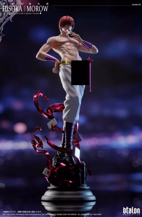Hunter x Hunter Dtalon Studio Hisoka Morow Resin Statue 12