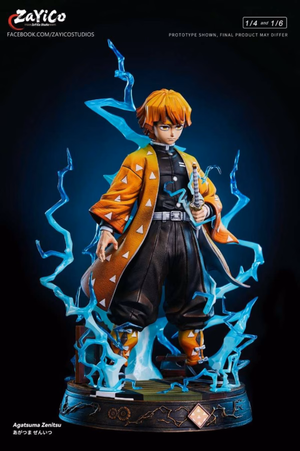 Kimetsu No Yaiba Zayico Studio Zenitsu Agatsuma Resin Statue