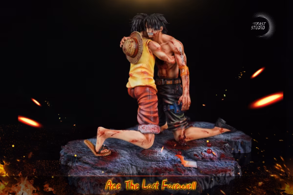 One Piece Fast Studio Ace X Luffy Resin Statue 1