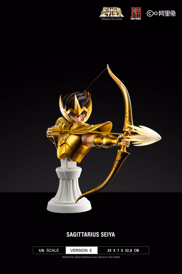 Saint Seiya Jimei Palace Studio Sagittarius Aiolos Licensed Resin Statue 7