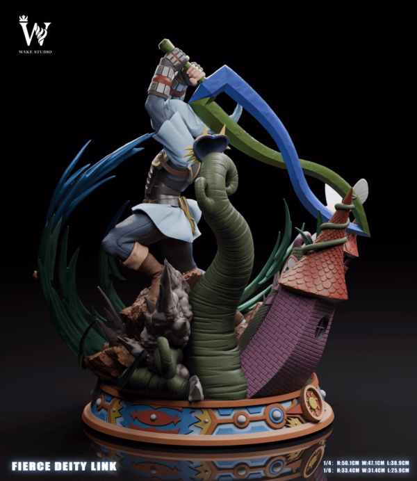 The Legend Of Zelda Wake Studio Fierce Deity Link Resin Statue 6