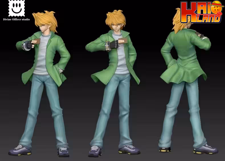 YuGiOh Divine Officer Studio Katsuya Jonouchi Joey Wheeler Resin Statue