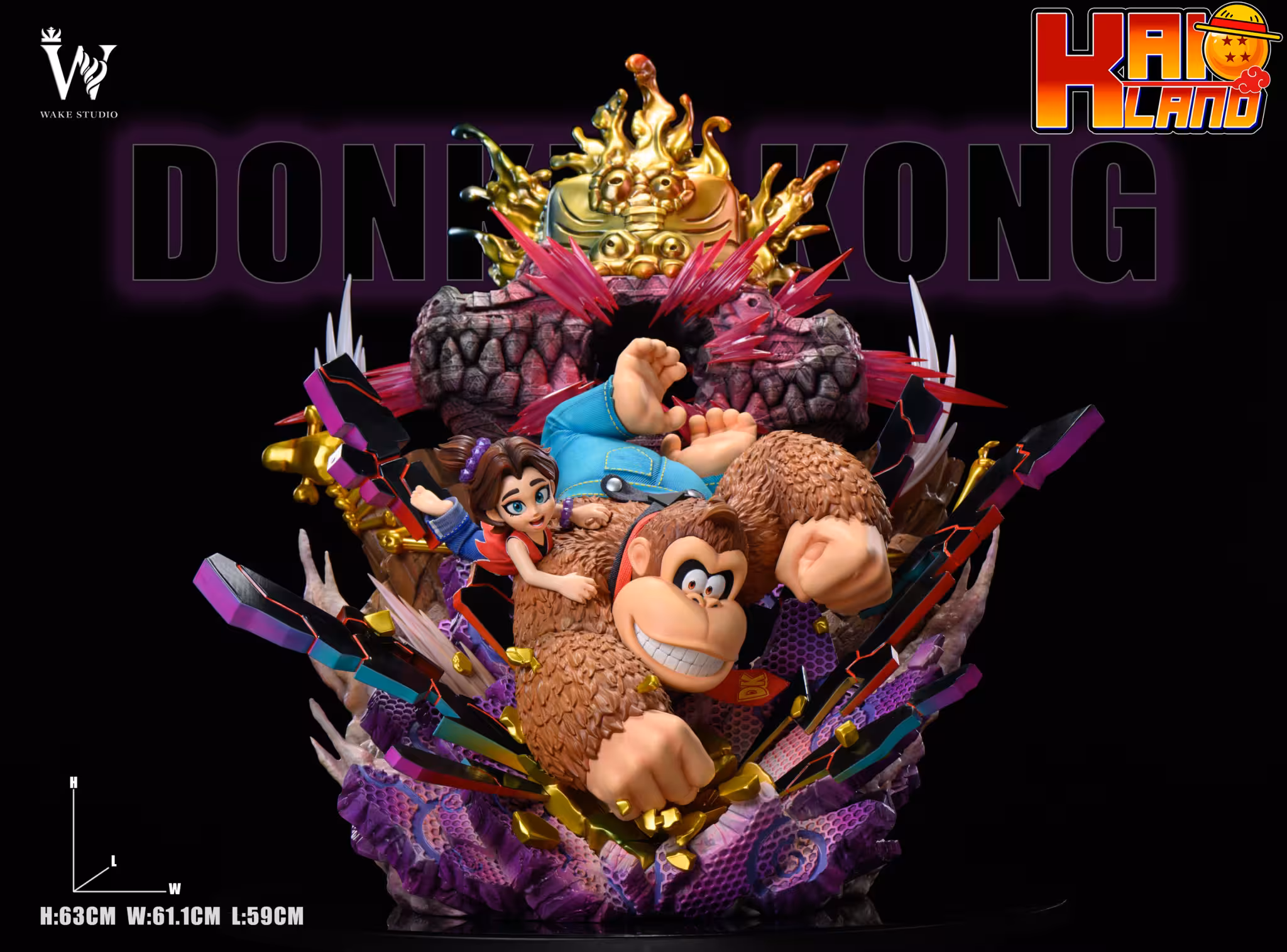 Donkey Kong Wake Studio Donkey Kong Bananza Resin Statue