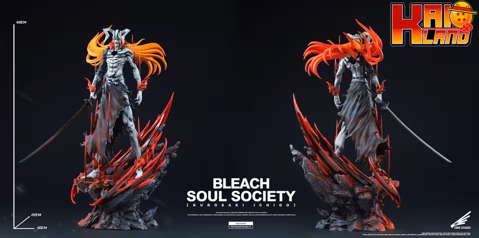 Bleach Time Studio Soul Society Kurosaki Ichigo Resin Statue