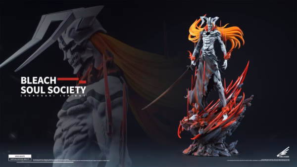 Bleach Time Studio Soul Society Kurosaki Ichigo Resin Statue 2
