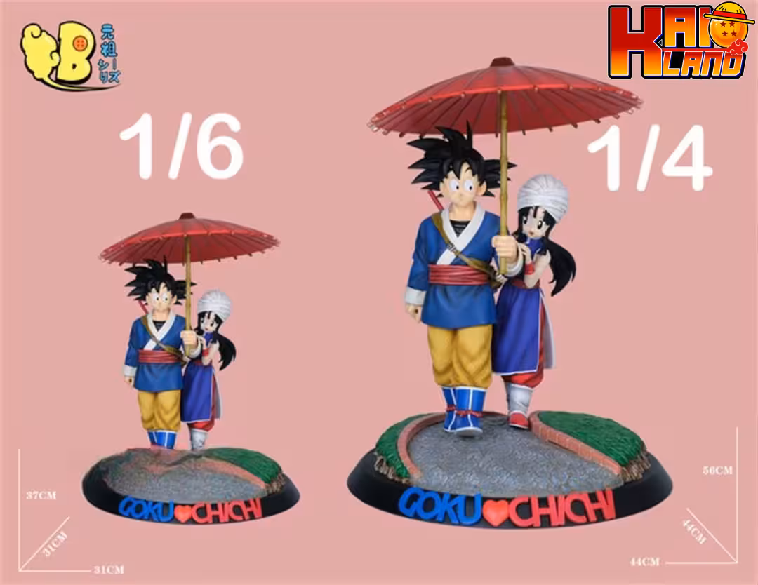 Dragon Ball DB Studio Goku x Chichi Resin Statue