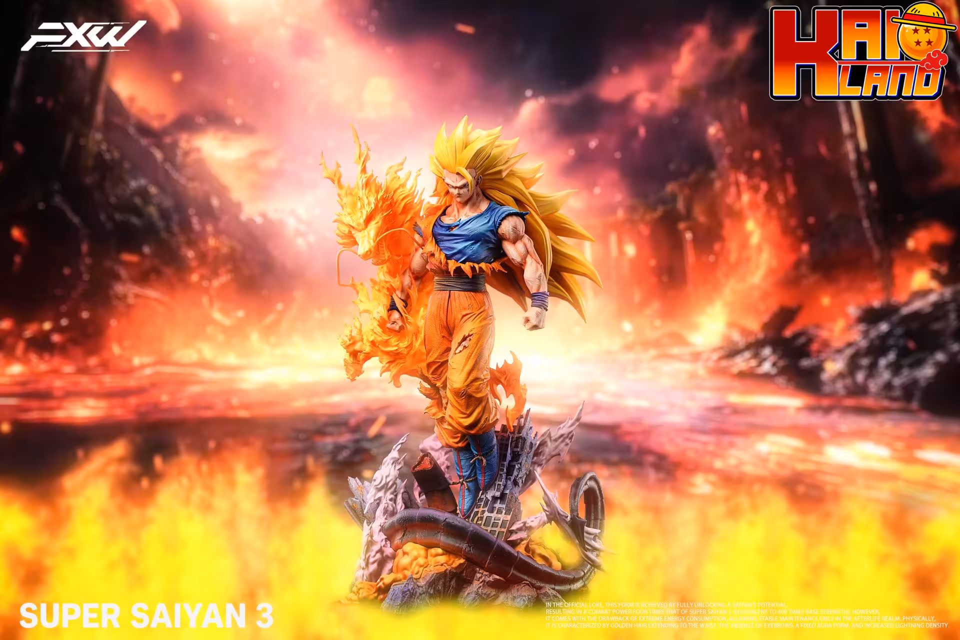 Dragon Ball FXW Studio Dragon Fist Explosion Resin Statue