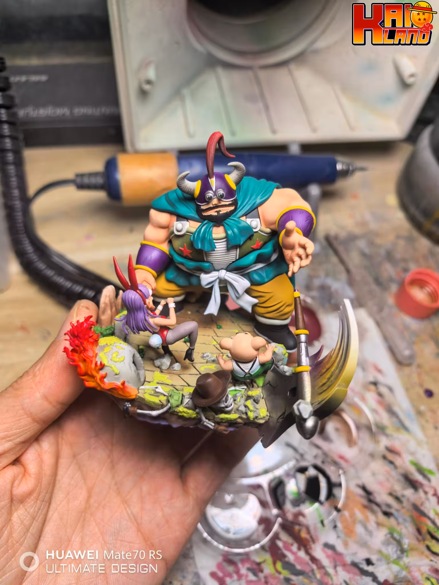 Dragon Ball Laofu Studio Ox King First Appearance Resin Statue
