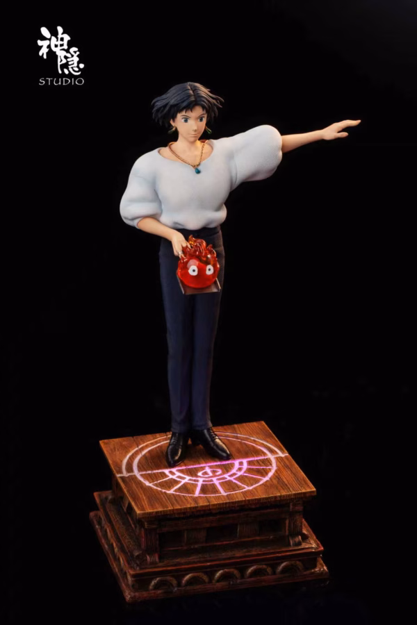 Howls Moving Castle ShenYin Studio Howl x Calcifer Resin Statue 3