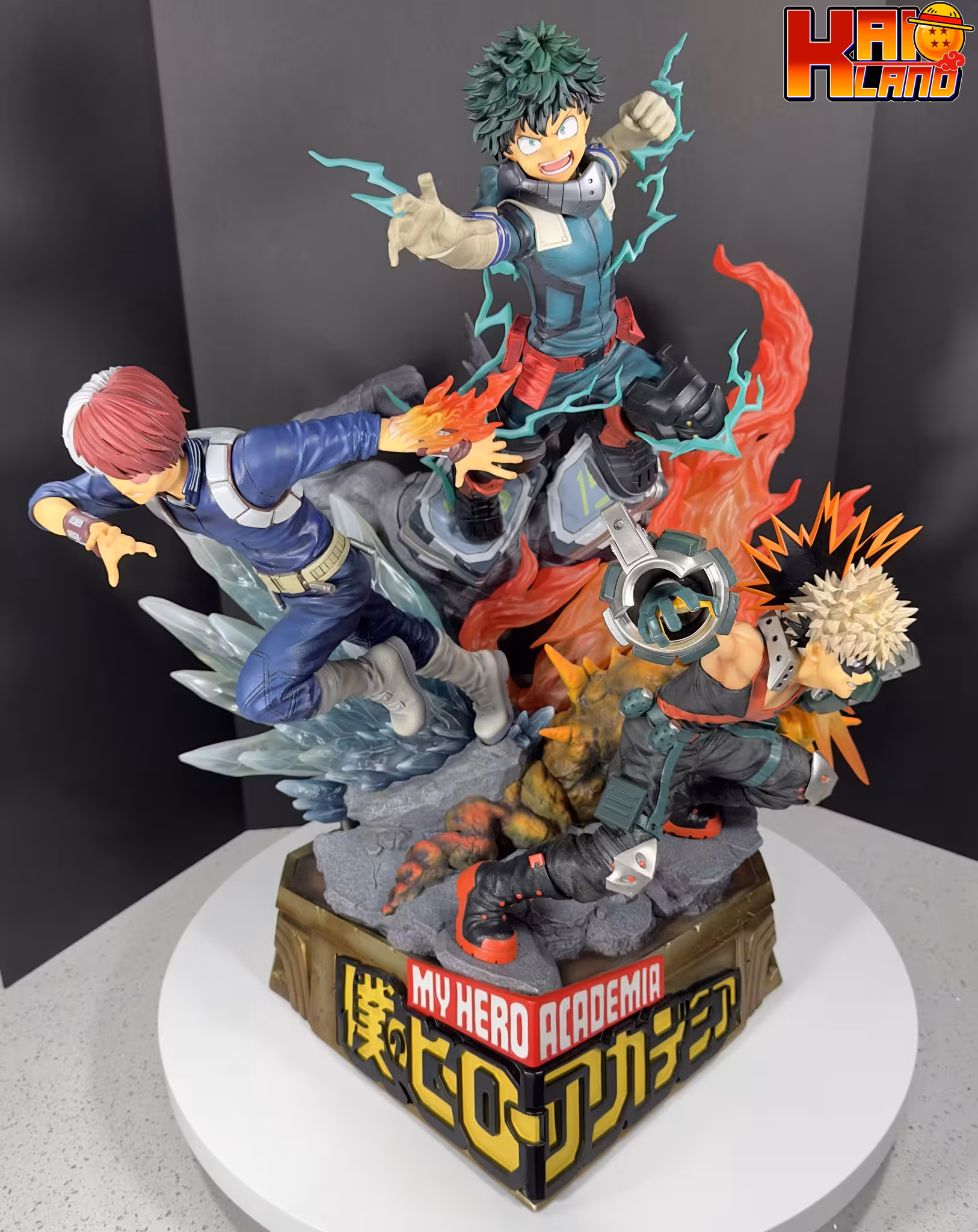 My Hero Academia Prime Statue Midoriya x Bakugo x Todoroki Licensed Resin Statue