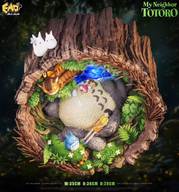 My Neighbor Totoro EMO Studio Totoro Sleeping Resin Statue 3