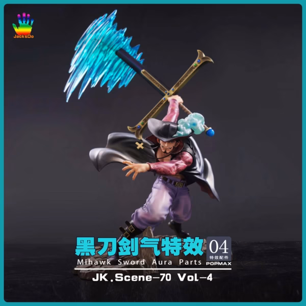 One Piece JacksDo Studio Mihawk Sword Aura Parts Resin Statue 1