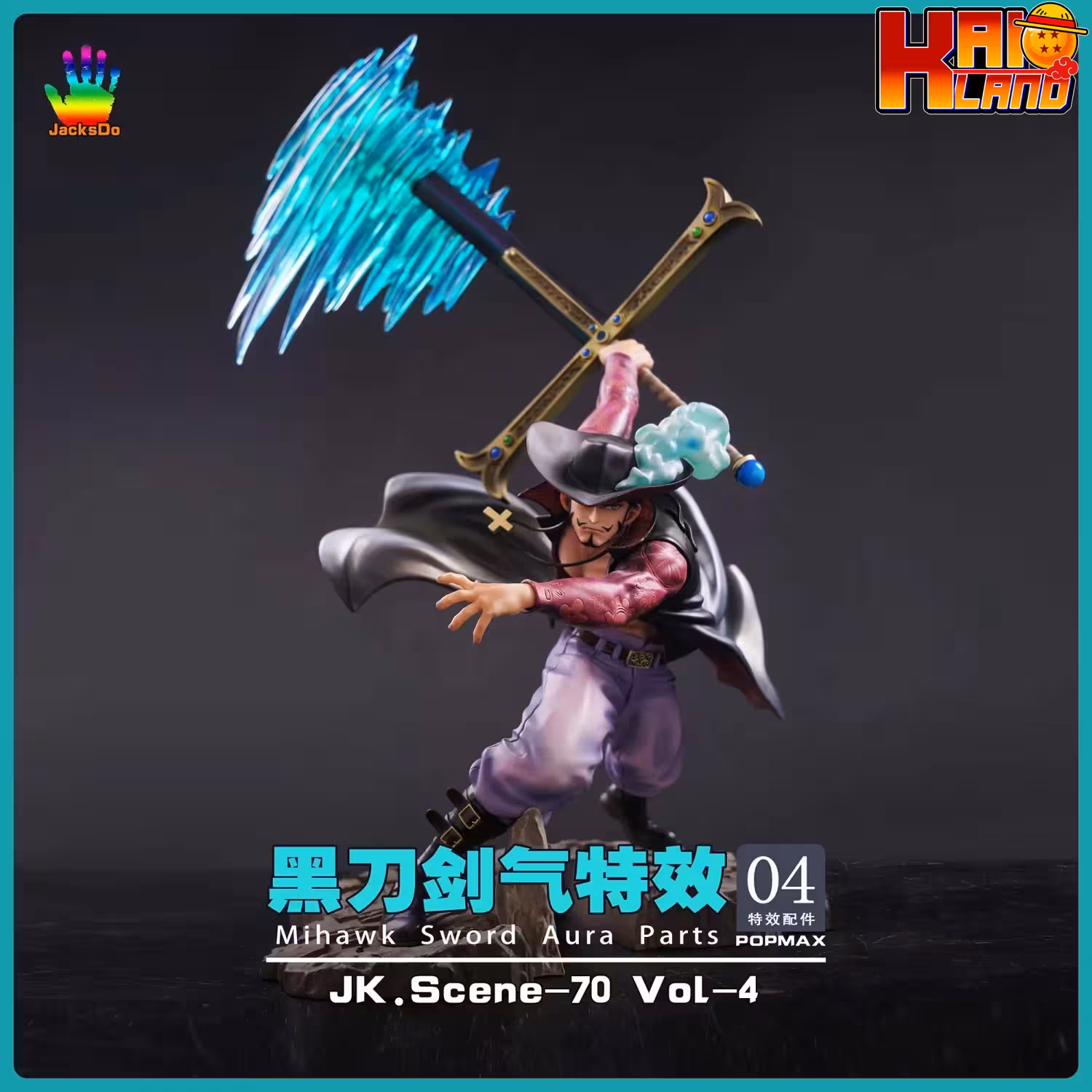 One Piece JacksDo Studio Mihawk Sword Aura Parts Resin Statue