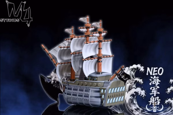 One Piece M4 Studio NEO Naval Ship Resin Statue 2
