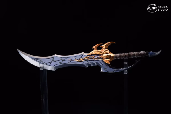 Solo Leveling Panda Studio Sung JinWoos Weapon Kasakas Venom Fang x Knight Killer Resin Statue 4