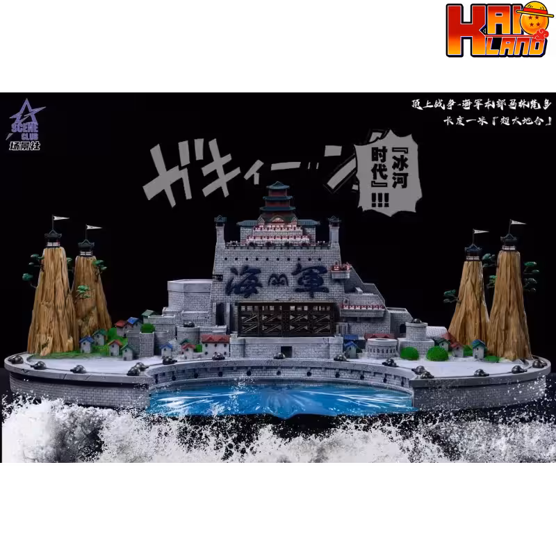 One Piece Scene Club Studio Marineford Resin Statue