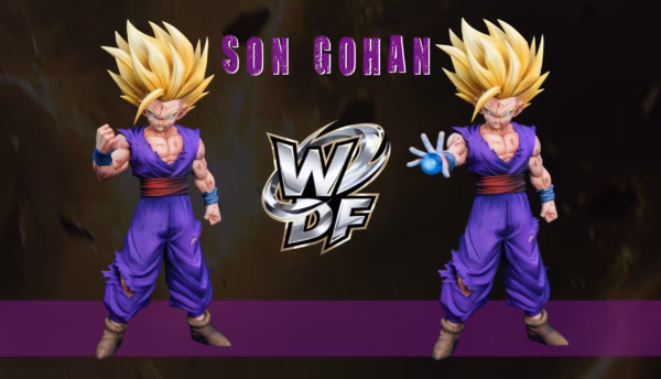 Dragon Ball WDF Studio Son Gohan SSJ2 Resin Statue 2