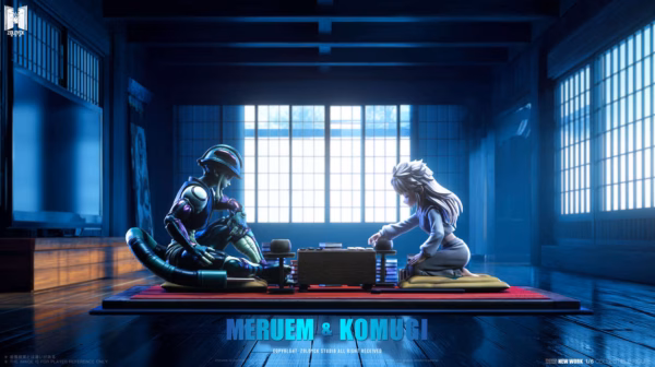 Hunter x Hunter Zoldyck Studio Meruem Vs Komugi Resin Statue 1