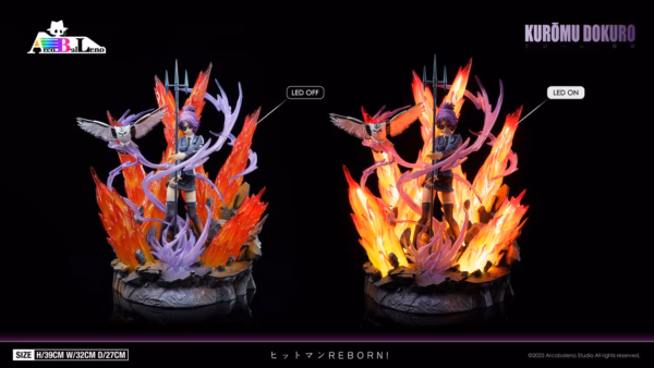 Katekyo Hitman Reborn Arcobaleno Studio Chrome Dokuro Resin Statue 2