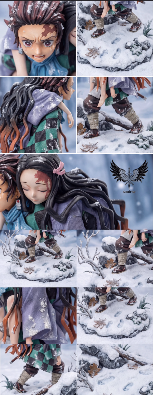 Kimetsu no Yaiba Saoirse Studio Kamado Tanjirou x Kamado Nezuko Resin Statue 2
