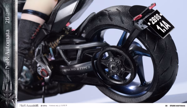 Nier Automata Aetheria Studio X SX Studio Motorcycle NieR 2B Resin Statue 5